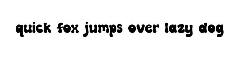 font preview of Balance Groovy Groovy