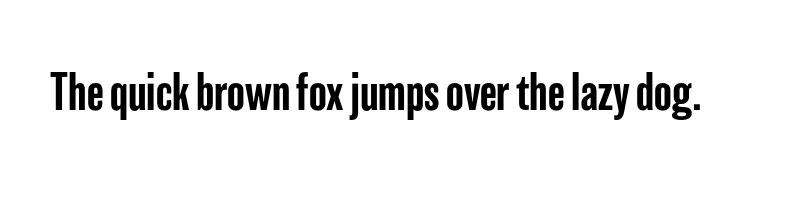 font preview of balboa condensed