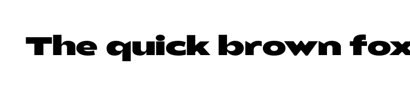 font preview of balgin black expanded