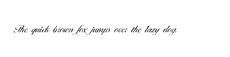 font preview of ballantines antique light regular
