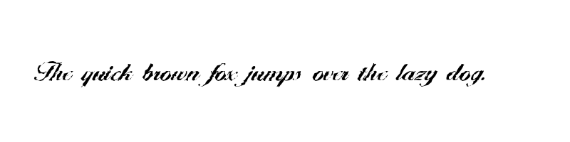 font preview of ballantines random bold