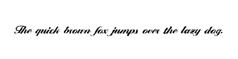 font preview of ballantines random heavy regular