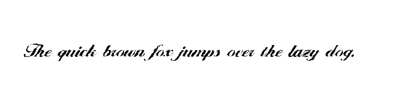font preview of ballantines random xbold regular