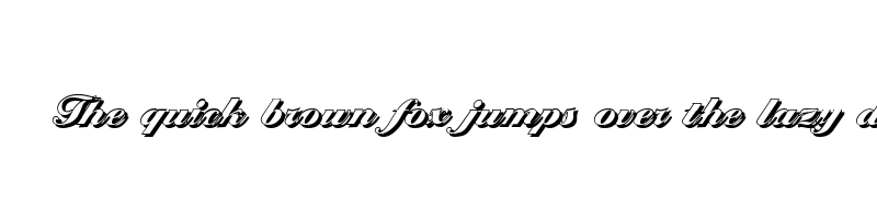 font preview of ballantines shadow black regular