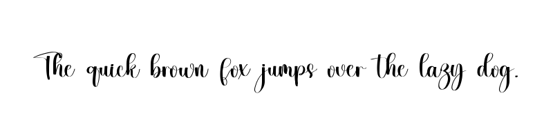 font preview of ballita