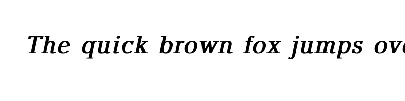 font preview of baltica bold italic