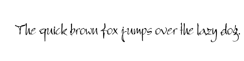 font preview of bambino