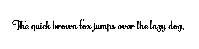 font preview of banana yeti