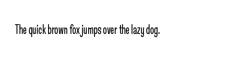 font preview of bananas vf light condensed