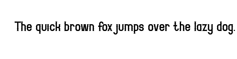 font preview of bandeic