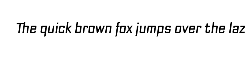 font preview of bank sans ef cy condensed regular oblique