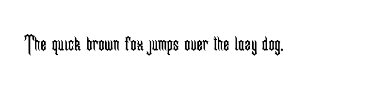 font preview of banxors