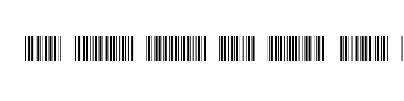 font preview of barcode c39p24dmtt