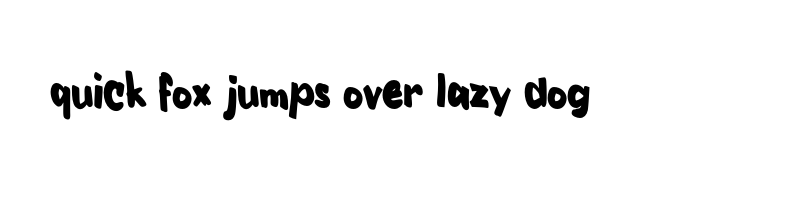 font preview of Bare Knuckles