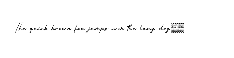 font preview of barethelly signature