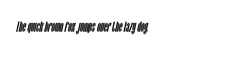 font preview of baroquesque oblique