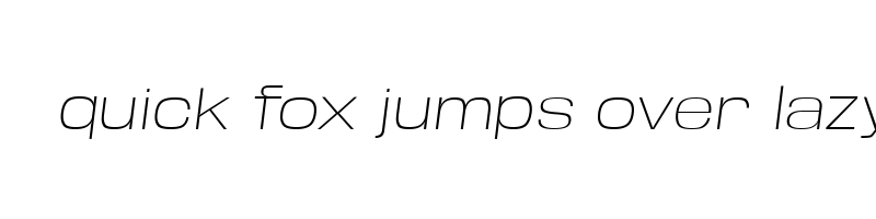 font preview of Base Neue ExpExtLtObliq