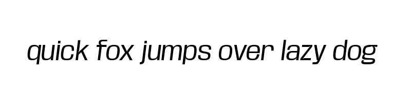 font preview of BaseNeue Regular Oblique