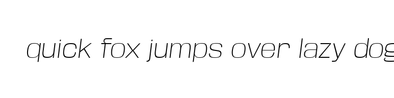 font preview of BaseNeue Wide ExtLtObliq
