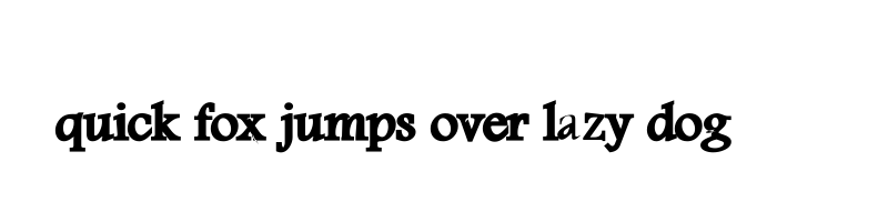 font preview of Basha 11a Bold