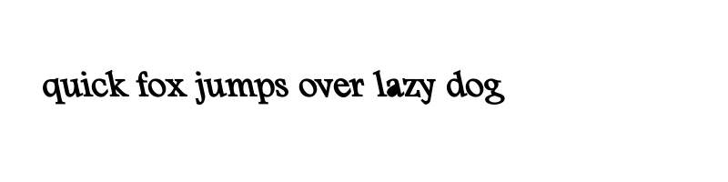 font preview of Basha 11c Medium italic