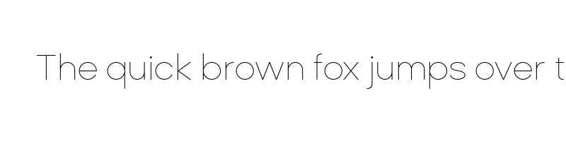 font preview of BasicallyASansSerif Thin
