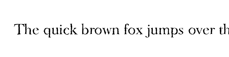 font preview of basker old antique regular