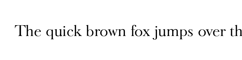 font preview of basker old serial regular