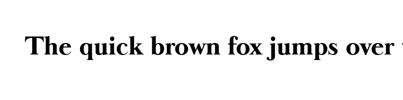 font preview of basker old serial xbold