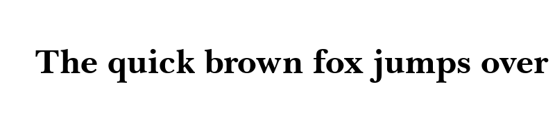 font preview of baskerville handcut bold