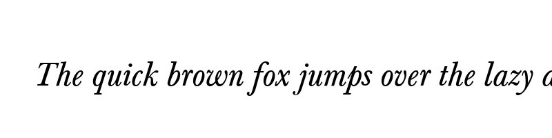 font preview of baskerville italic