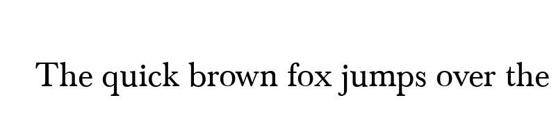 font preview of baskerville regular