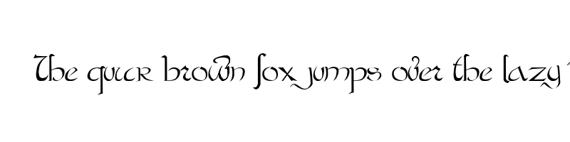 font preview of bastarda plain