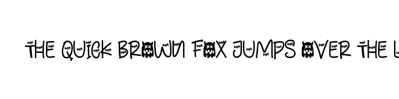 font preview of bat ghost