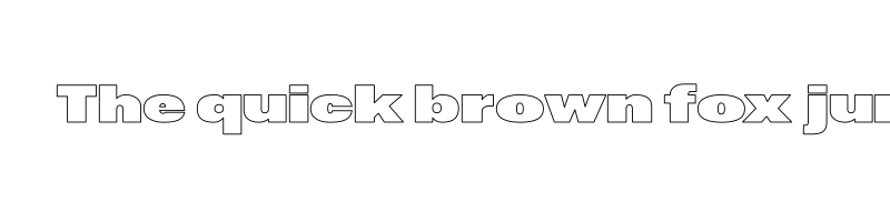 font preview of bathur outline