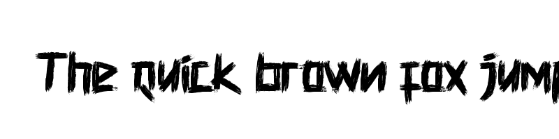 font preview of battle race