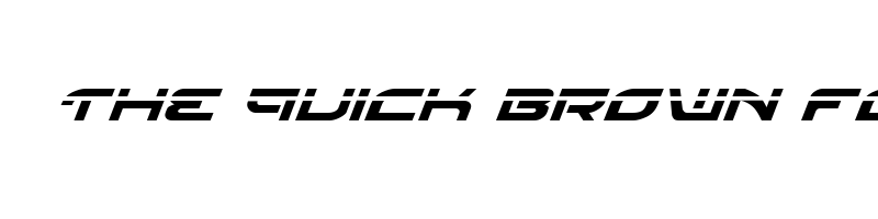 font preview of battlefield laser italic
