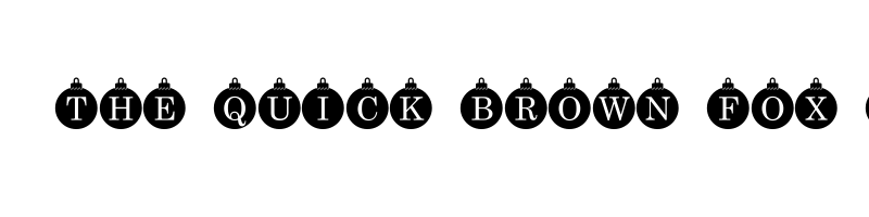 font preview of bauble monogram