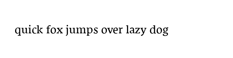 font preview of BBCNassim EX Regular