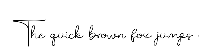 font preview of be awesome