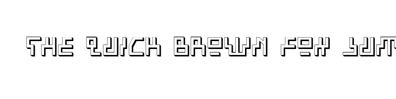 font preview of beam rider 3d