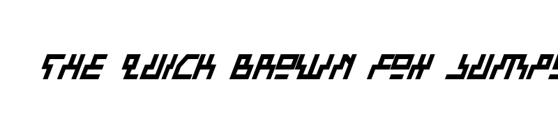 font preview of beam rider bold italic