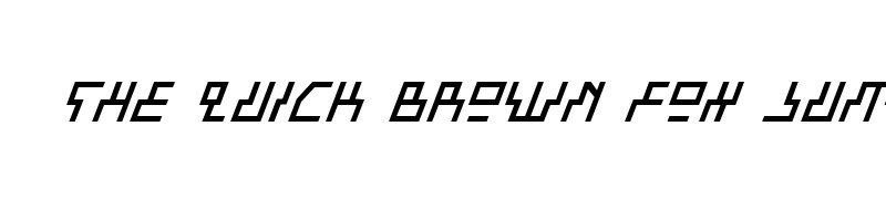 font preview of beam rider italic