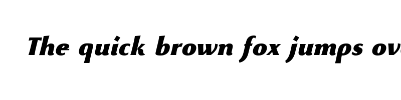 font preview of beatrix antiqua black italic