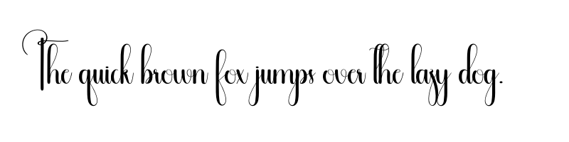 font preview of beautiful house