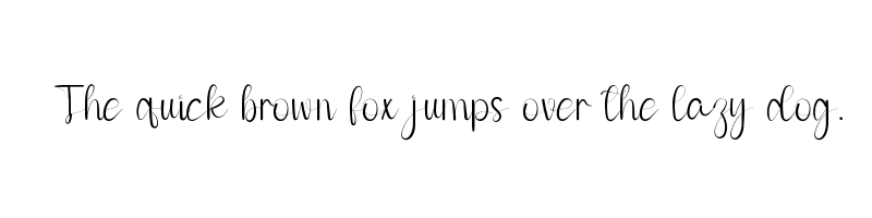 font preview of beautiful sunflower