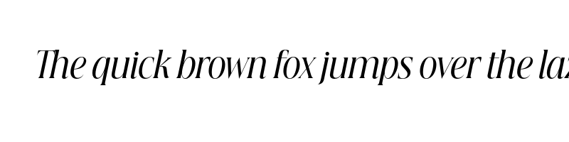 font preview of beautique display condensed italic