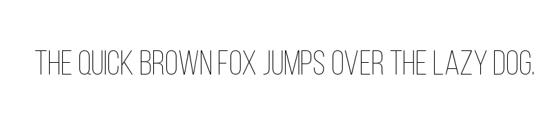 font preview of BebasNeue Light