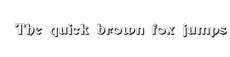 font preview of becker shadow