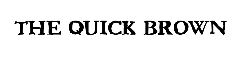 font preview of bedbug